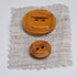 Button - Wood ‘Toffee’ – 15mm